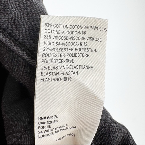 Free People Stretch Super Flared Jeans Dark Gray Women’s Size 24 - Picture 11 of 11